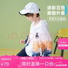 ASK JUNIOR男童外套2025夏空調(diào)服皮膚衣兒童拼色連帽運(yùn)動(dòng)風(fēng)上衣 橘色  170  曬單實(shí)拍圖