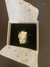 永生花戒指成品森系高級(jí)感真花婚禮求婚禮物輕奢高端小眾禮品情侶 霧紗凝香（1枚） 均碼 曬單實(shí)拍圖