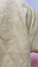 無印良品（MUJI）女式 棉漢麻短袖襯衫 女士襯衣內(nèi)搭上衣 25年夏季女裝 BCD90C5S 黃色 S (155/80A) 曬單實拍圖