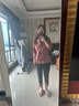 奉孝奶奶夏裝套裝女中老年人春裝大碼中袖襯衫老人太太衣服休閑媽媽裝 紅色套裝 XL (建議95斤以內(nèi)) 曬單實拍圖
