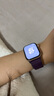 Apple/蘋果 Watch Series 10 智能手表GPS款42毫米玫瑰金色鋁金屬表殼梅子色回環(huán)式運動表帶MX1X3CH/B 曬單實拍圖
