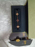 梵克雅寶（Van Cleef & Arpels）Alhambra四葉幸運(yùn)系列五枚墜紅玉髓四葉草玉髓手鏈女款七夕送禮 18K玫瑰金VCARP7RP00 曬單實(shí)拍圖