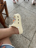 名創(chuàng)優(yōu)品（MINISO）洞洞鞋男女夏季外穿涼鞋防滑厚底踩屎感包頭涼拖鞋 卡其+海洋星星 曬單實(shí)拍圖