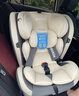 Heekin德國 兒童安全座椅汽車用0-4-12歲嬰兒寶寶360度旋轉(zhuǎn)ISOFIX硬接口 尊享灰(遮陽棚+上拉帶+側(cè)保護) 曬單實拍圖