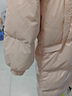 DRPR品牌女裝新品2025冬季新款大毛領(lǐng)羽絨服女白鴨絨長(zhǎng)款過膝寬松加厚 粉色 S 曬單實(shí)拍圖