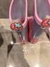 Hello Kitty三麗鷗庫洛米兒童雨鞋女童水晶雨靴幼兒園寶寶卡通女孩防滑水鞋新 22510美樂蒂 31 /32碼內(nèi)長21cm 曬單實拍圖