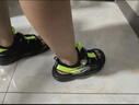 SNOOPY史努比童鞋男童涼鞋中大童男孩夏季露趾運(yùn)動(dòng)沙灘涼鞋4940黑綠33 曬單實(shí)拍圖