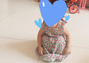 G.DUCKKIDS品牌童裝女童連衣裙夏裝新款小童公主裙洋氣韓版兒童裝女寶寶無袖 官方旗艦紅色碎花 100建議身高88-98cm左右 均碼 曬單實拍圖