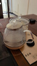 益茶福全自動上水電熱水壺底部上水嵌入式茶臺功夫茶燒水壺飲水燒水一體機抽水玻璃煮茶壺保溫泡茶壺 SQ-008金色玻璃套裝 1L 曬單實拍圖