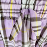 E·LAND KIDS衣戀夏季新品女童格紋泡泡袖蝴蝶結(jié)連衣裙 Purple紫色/75 165 cm 曬單實(shí)拍圖