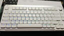 珂芝（KZZI） i75青春版矮軸三模機械鍵盤商務辦公輕薄便攜全鍵熱插拔適用蘋果風長續(xù)航RGB皓月白白雪軸 曬單實拍圖