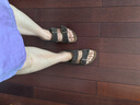 BIRKENSTOCK勃肯德國進(jìn)口男女款牛皮絨面革軟底Arizona雙扣拖鞋 女款棕色-951313 37 曬單實拍圖