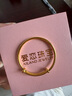 愛戀（AILEND）寶寶鐲黃金手鐲活口推拉999足金嬰兒金手鐲兒童滿月生日周歲禮物 約6g（克重多退少補） 曬單實拍圖