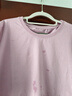 MsShe【天絲棉】大碼女裝2026款春夏裝胖mm短袖T恤巨顯瘦遮肚子上衣 圓領(lǐng)【短袖-天絲棉】桔梗紫色現貨 2XL 曬單實(shí)拍圖
