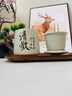 奢龍汝窯茶杯定制陶瓷茶水分離泡茶杯個(gè)人專用禮盒帶把過(guò)濾杯子伴手禮 黃汝手寫祥龍杯【百家姓定制聯(lián)系 400mL(不含)-600mL(含) 曬單實(shí)拍圖