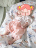 迪士尼寶寶嬰兒哈衣2024夏裝薄款衣服連體衣女寶寶中國風(fēng)旗袍包屁衣百天夏季 粉色 73cm 73碼建議7-9個月13-18斤cm 曬單實拍圖