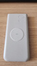 三星 Samsung 【3C認(rèn)證】原裝便攜式25W無(wú)線充電移動(dòng)電源 充電寶 (10000毫安時(shí)）2025款 曬單實(shí)拍圖