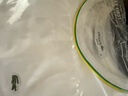 LACOSTE法國(guó)鱷魚女裝25春夏新款撞色條紋飾邊圓領(lǐng)T恤|TF0347 FWI/白色/黃綠飾邊 M 38 曬單實(shí)拍圖