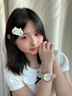 迪士尼（Disney）手表女生高顏值初中高中生學(xué)生專用12-16歲女中學(xué)生考試石英表 粉色甜心 曬單實(shí)拍圖