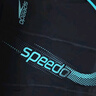 速比濤（Speedo）泳褲男動感大標(biāo)彈力速干不貼身抗氯平角泳褲 中灰藍(lán) 38 曬單實拍圖