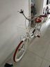 飛鴿（FLYING PIGEON）自行車成人通勤車自行車學生單車成人自行車通勤自行車女士自行車 頂配珍珠白|單速|(zhì)一體輪+禮包 24寸適合150-170cm 曬單實拍圖