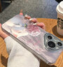 威愷 適用華為pura70手機(jī)殼P70pro保護(hù)套pura70pro+全包防摔網(wǎng)紅高端男女款創(chuàng)意羽紗繡球貓+手鏈 華為Pura70pro/pro+通用 曬單實(shí)拍圖