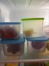 特百惠（Tupperware）冷凍700ml*4保鮮盒食品級冰箱儲物收納盒肉類速凍速解密封不串味 曬單實拍圖