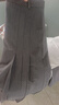 造夢伊人短袖西裝職業(yè)女裝西服套裝輕奢學(xué)院風(fēng)減齡夏季薄款通勤面試正裝 灰色西裝+裙 （白色吊帶） 2XL 曬單實(shí)拍圖