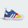 adidas阿迪達斯三葉草嬰童鞋SUPERSTAR 2.0貝殼頭休閑鞋一腳蹬GY9196 藍色 25.5 曬單實(shí)拍圖