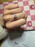 DRAGBOLL鉆戒女莫桑石一克拉簡約百搭情侶求婚結婚七夕情送老婆七夕節(jié)禮物 50分滿天星鉆戒 開口請聯(lián)系客服備注下單 曬單實拍圖