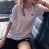 李寧運(yùn)動套裝女夏季薄款冰絲速干透氣涼爽寬松休閑短袖短褲跑步兩件套 白色速干套裝 S/165 (90-100斤) 曬單實(shí)拍圖