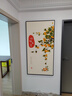 逛藝手繪油畫(huà)柿柿如意玄關(guān)裝飾畫(huà)高級感入戶(hù)走廊背景墻新中式肌理掛畫(huà) 銀色鋁合金畫(huà)框 定制尺寸聯(lián)系客服 曬單實(shí)拍圖