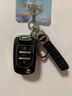馳界五菱宏光S鑰匙套宏光miniev迷你S3改裝S1之光汽車(chē)用品鑰匙包殼扣 【亮黑色】編織長(cháng)繩 曬單實(shí)拍圖