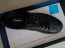 拔佳（Bata）休閑鞋男2025秋季商場新款羊皮通勤百搭軟底運動鞋EYR31CM5七夕 黑色 42 曬單實拍圖