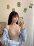 浪莎掛脖美背內(nèi)衣女小胸聚攏胸罩隱形無(wú)痕吊帶背心一體式性感露背文胸 曬單實(shí)拍圖