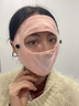 曇蓓漫防油煙面罩做飯炒菜防油濺檔油女款廚房煮飯專用護(hù)臉器具全臉?lè)雷o(hù) 雪芽色+黑色護(hù)目 【防止油濺，拒做黃臉】 曬單實(shí)拍圖