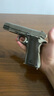 aqk1911成人玩具槍鋁合金bb全金屬手槍黃河牌發(fā)射器打氣球的搶彈 aqk八代鎢鋼色1911 曬單實(shí)拍圖