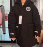 鴨鴨兒童羽絨服男女童加厚休閑工裝學(xué)生中長款冬季中大童裝外套SE 黑色 150 曬單實拍圖