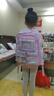 柚醬日本書包小學(xué)生女童一到二年級公主三至六超輕便兒童女孩 9916夢幻紫粉小號(冰箱款) 曬單實拍圖