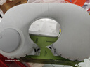 充氣U型枕按壓自動(dòng)充氣便攜旅行護(hù)頸枕飛機(jī)枕戶外旅游三寶充氣枕 灰色1個(gè) 曬單實(shí)拍圖
