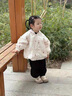 G.DUCKKIDS小黃鴨童裝女童外套春秋款嬰兒童衣服女孩秋裝風(fēng)衣女寶寶開(kāi)衫上衣 白色 90 建議1~2歲【 80-90cm】cm 曬單實(shí)拍圖