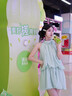 圣保美綠色掛脖吊帶連衣裙夏季女裝2025新款小個(gè)子穿搭花苞短裙兩件套裝 薄荷綠套裝 M 碼 曬單實(shí)拍圖