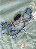 BLU-LES仿工廠耳塞式藍(lán)牙耳機(jī)領(lǐng)夾式接收器超長續(xù)航大電量 上班偷懶車間聽歌防噪音降噪通話勞保耳機(jī) 新款 黑頂配版200小時(shí)+藍(lán)色耳機(jī)70厘米 曬單實(shí)拍圖