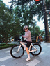 UKE女春夏新品耐磨輕量防曬防潑水公路自行車騎行風(fēng)衣外套夾克 舒禾 紫荊 M 曬單實(shí)拍圖