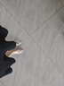 達芙妮包頭涼鞋女時尚優(yōu)雅細跟高跟鞋女性感公主風(fēng)后空百搭女鞋單鞋女4622303011 香檳色 36  曬單實拍圖