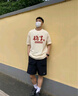 真維斯（Jeanswest）夏季高考短袖t恤男女同款金榜題名考試專(zhuān)用上衣半袖學(xué)生中考班服 黑色(對對對) L /175(體重120-140斤左右) 曬單實(shí)拍圖