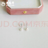 老鳳祥經典款珍珠耳釘淡水珠素珠耳環(huán)一對耳飾送女友老婆七夕節(jié)生日禮物 淡水珠素珠耳釘(約7-8mm) 曬單實拍圖