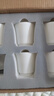 元青佳盛主人杯中國(guó)白陶瓷茶杯功夫茶具羊脂玉簡(jiǎn)約品茗杯 6杯裝 曬單實(shí)拍圖