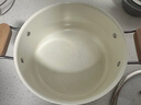 小熊（Bear）0涂層鈦陶瓷湯鍋+蒸籠 24cm奶鍋燉鍋蒸鍋燃?xì)庠钔ㄓ肑G042-P03 曬單實(shí)拍圖
