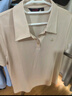納維凱爾意大利小帆船女士抑菌透氣休閑POLO領(lǐng)短袖T恤2325524504 白 XL  曬單實(shí)拍圖